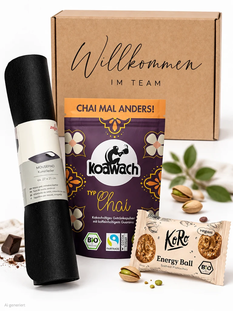 Geschenkset Willkommen im Team